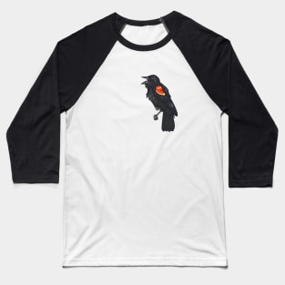 Red-Winged Blackbird Baseball T-Shirt